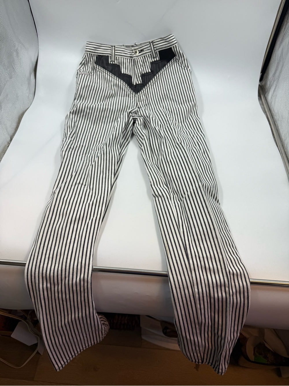 Vintage Blaze Striped Woman Jeans Size 5